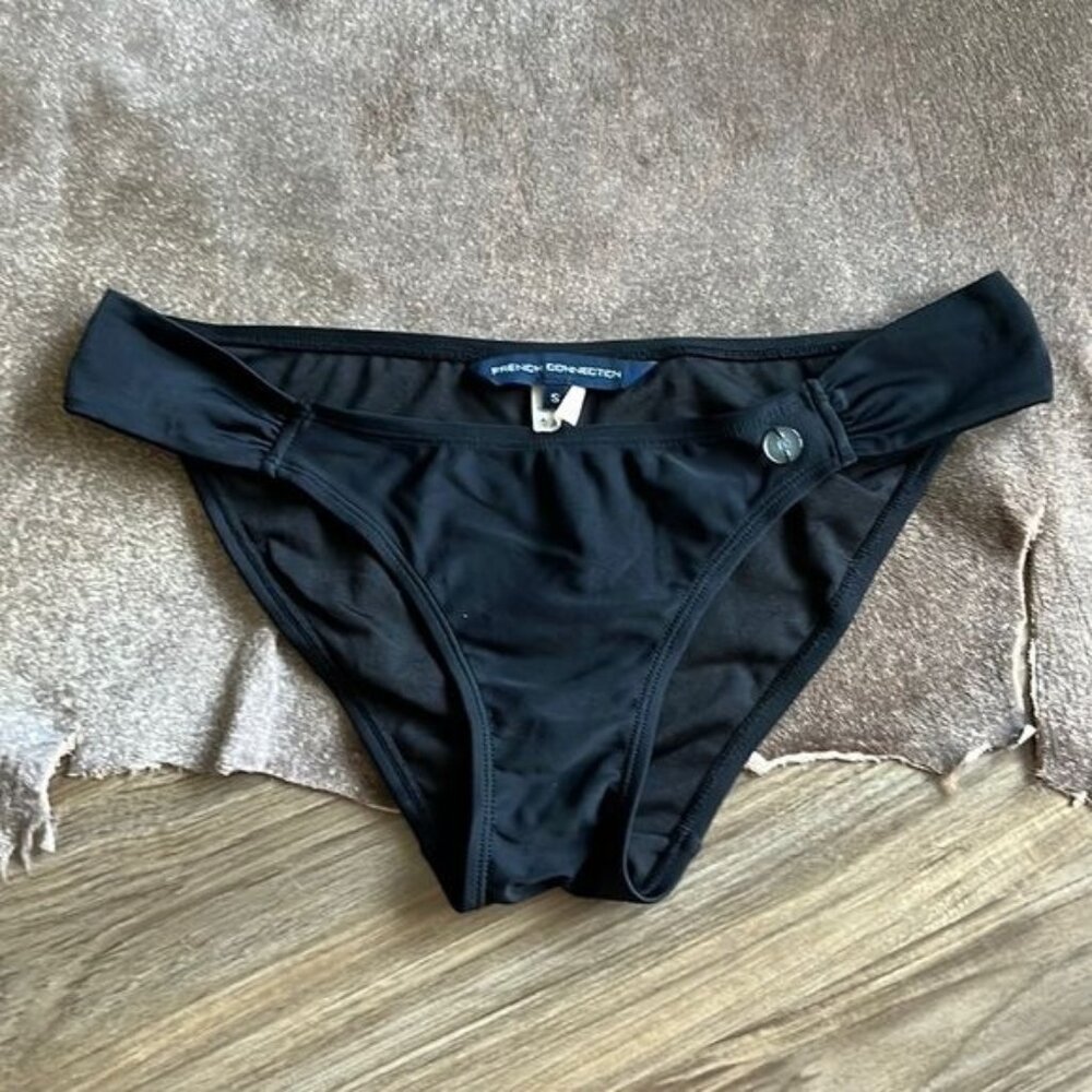 FCUK French Connection Solid Hipster Bikini Bottom